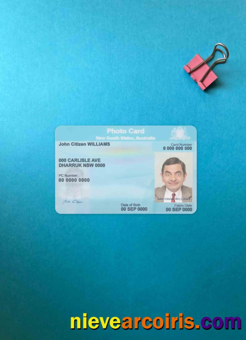 Australia New South Wales photo card photolook